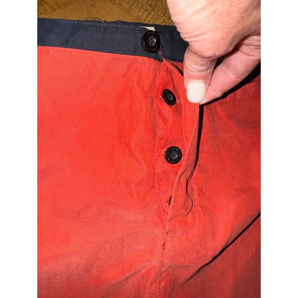 Royal Robbins hiking outdoor travel shorts red- orange color size 10 - Picture 8 of 10